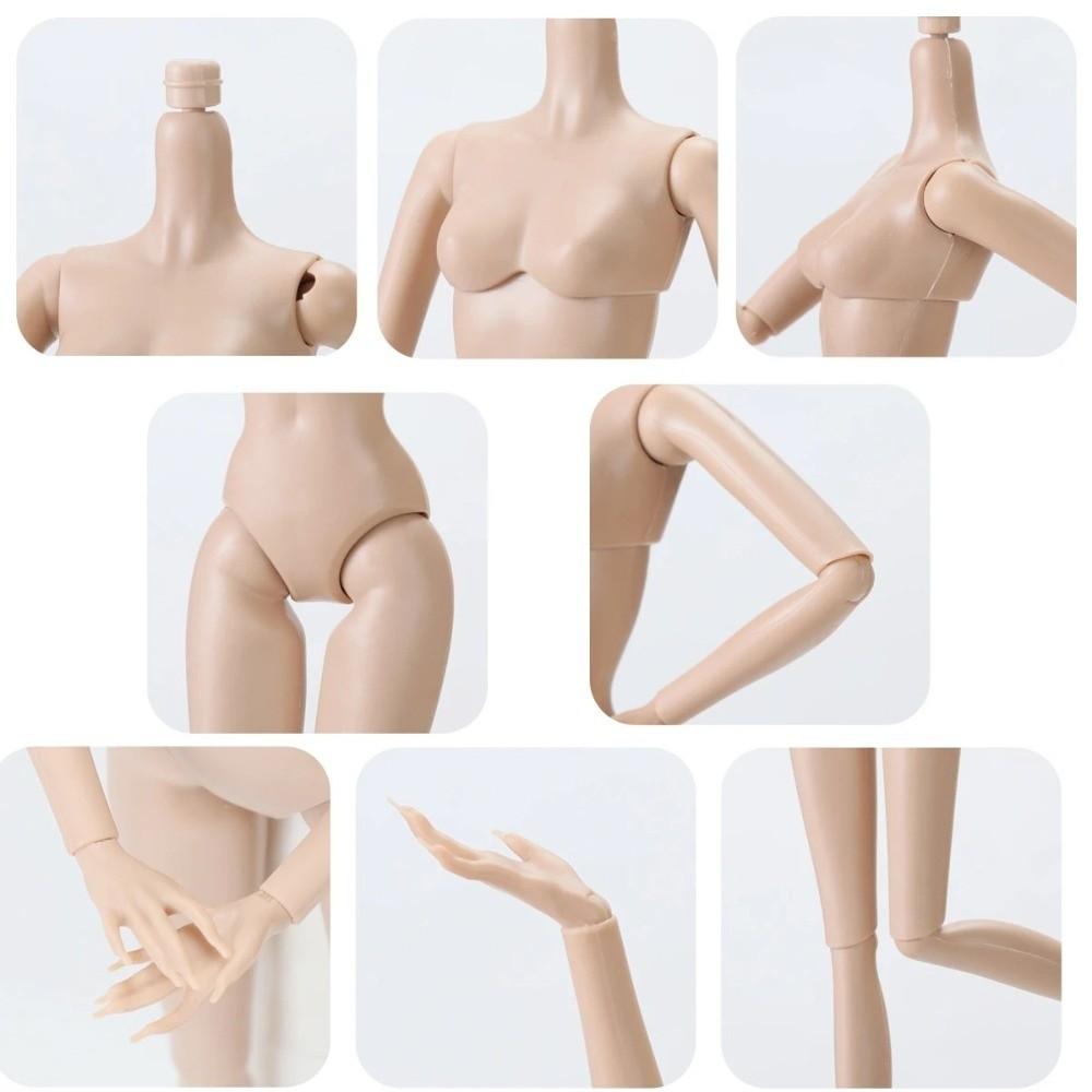 Joints Movable Supermodel Nude Doll 1/6 BJD Figure Body DIY Dress Up Toy  Toys For Girls
