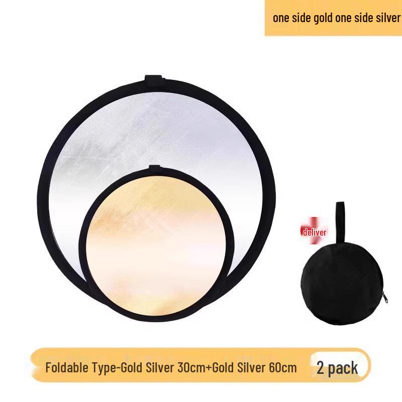 Mini Foldable Reflector & Fill Light Board for Outdoor Photography and Selfies