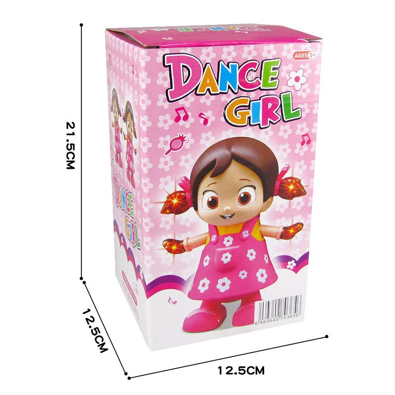 Electric Dancing Little Girl Light Music Children's Educational Toys