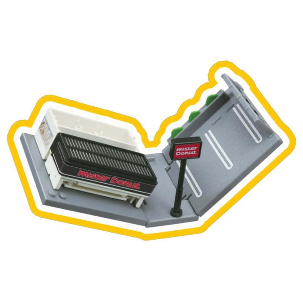 TAKARA TOMY "Tomica Town Mister Donut" Miniature Car Toy for Ages 3 and Up, Boxed, Meets Toy Safety Standards, ST Mark Certified