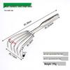 Jianxing Multi-Purpose Stainless Steel 5-Tooth Rake