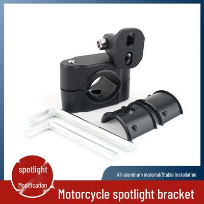 Universele LED Spotlight Beugel voor Elektrische Motoren - Aluminiumlegering Bumperbeschermer & Buisclip