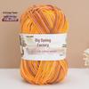 Gradient-Dyed Baby Velvet Cotton Yarn for Crochet and Knitting