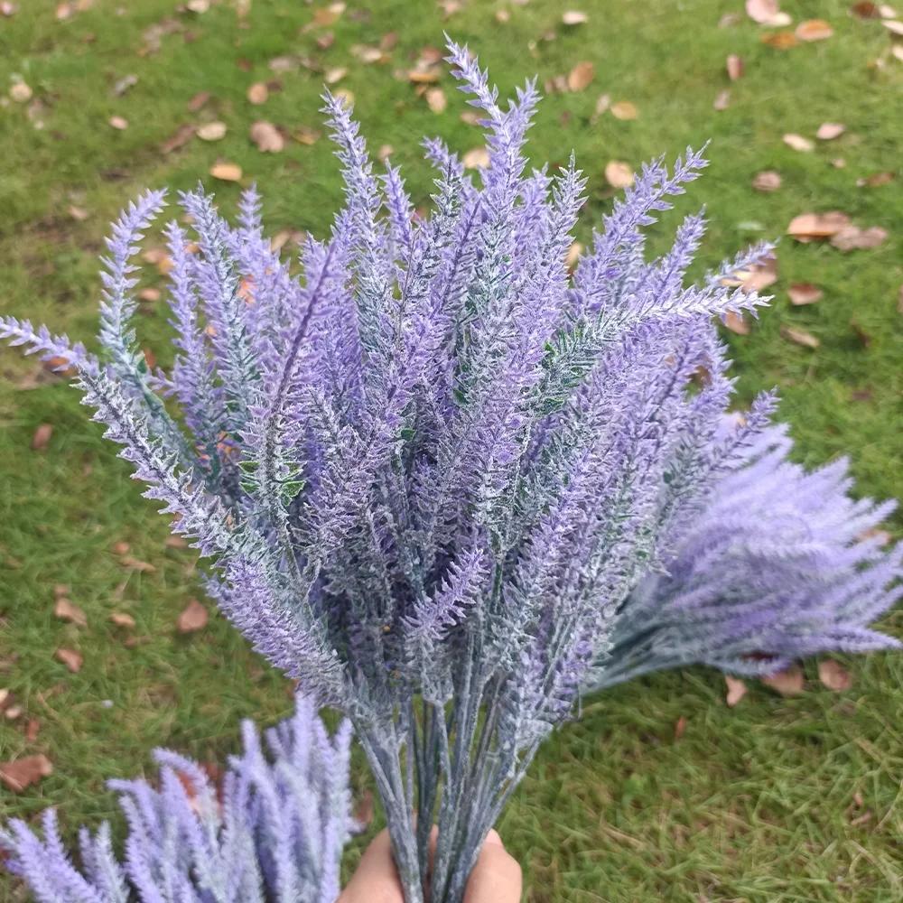 

Wedding Provence Lavender Plastic Artificial Flowers Gifts Bouquet Table Decoration A