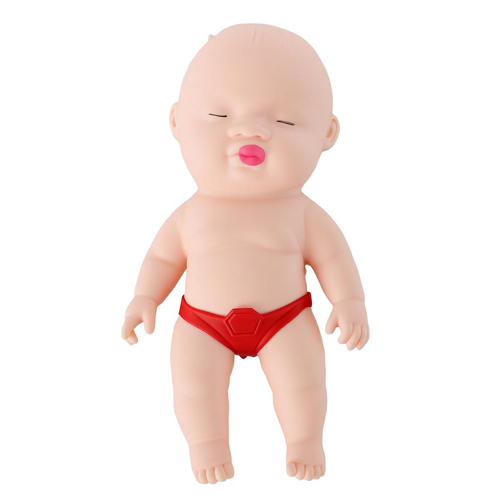 Squeeze Stress Doll Toy Anxiety Relaxation Portable Reusable High Plasticity Stress Relieving Doll Toy