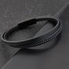 Genuine Leather Bracelet, Simple Leather Bracelet, Men's Cowhide Bracelet, Jewelry Magnet Bracelet 2026