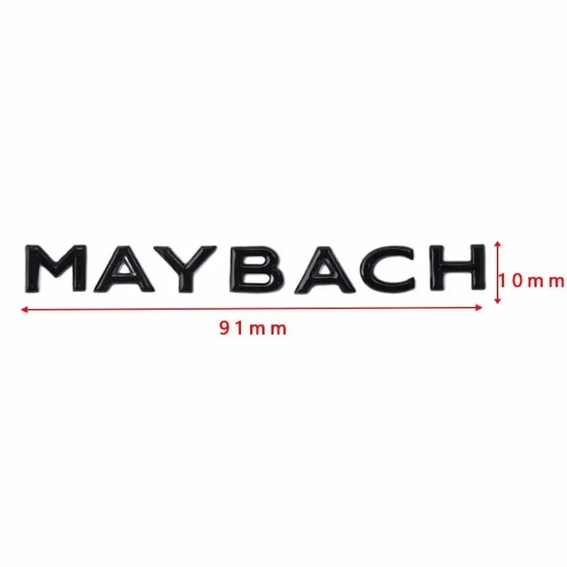 MAYBACH 4MATIC AMG TURBO Letter Emblem Badge Interior Center Console Logo Car Styling Accessory 3D Sticker For Mercedes Benz gfu1