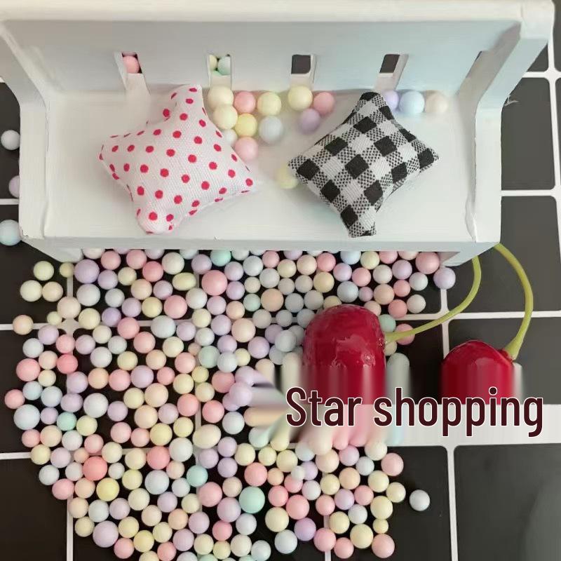 Foam Meteor Gift Box Filler: Round Particle Bobo Balls for Christmas Decoration, Alternative To Raffia