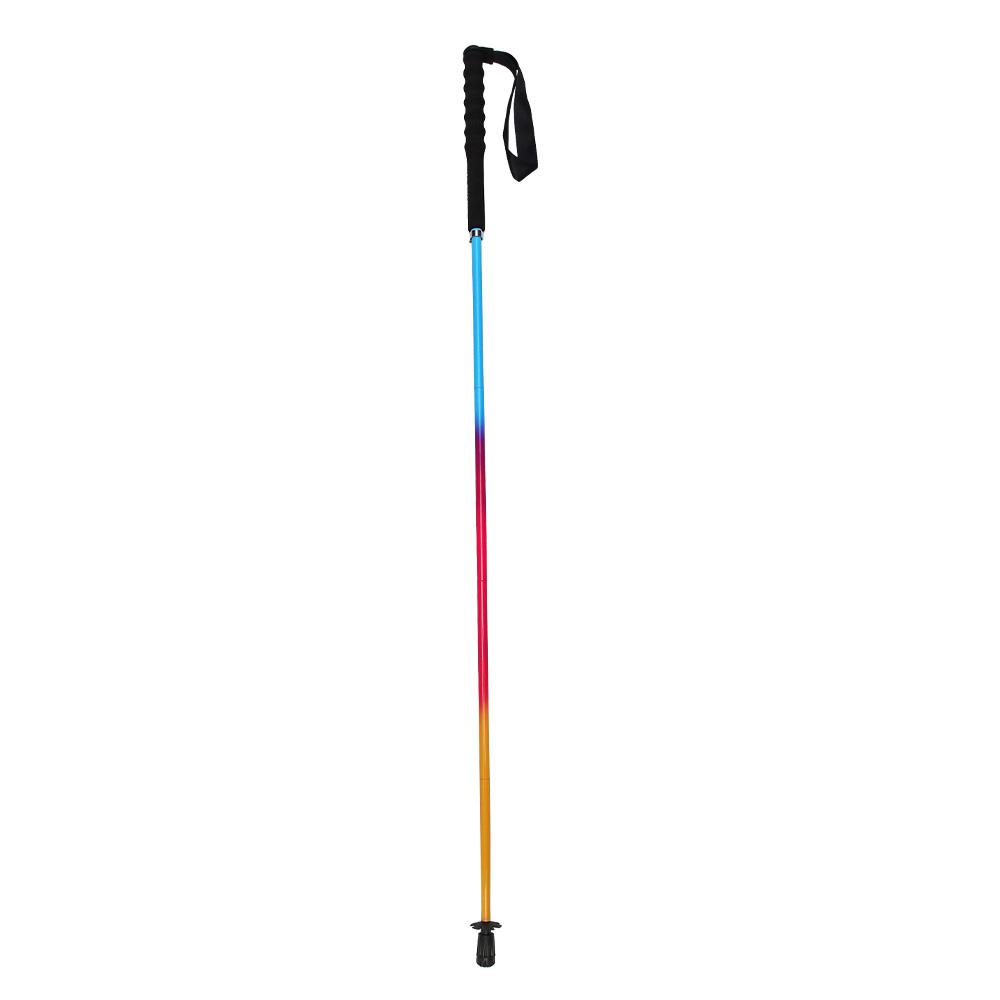 OKHEALING 5 Section Carbon Fiber Hiking Poles with EVA Handle Foldable Trekking Pole Camping Portable Lightweight Hiking Walking Sticks 110CM-1PCS