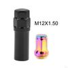 20 Pieces M12 Wheel Lug Nuts with Socket Open End Spare Parts Accessory Replacement