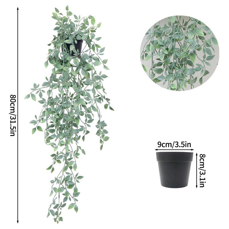 Artificial Ivy Leaves Garland Hanging Vines Artificial Plant Home Decor Fake Green Ivy Leaf Rattan Plant For Garden Wedding Part