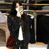Women S Short Pu Leather Jacket Casual Style Ladies Outerwear