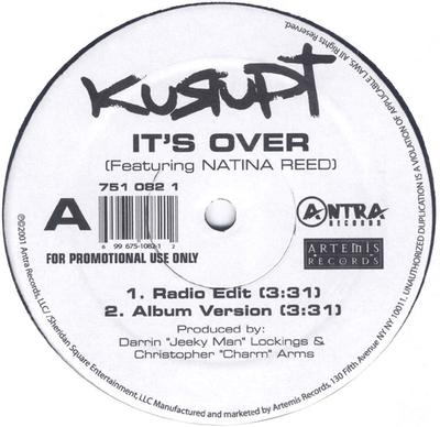 12inch Record KURUPT - It's Over 7510821PROMO Antra Records,  2001 US Rap & Hip-Hop/R&B Used