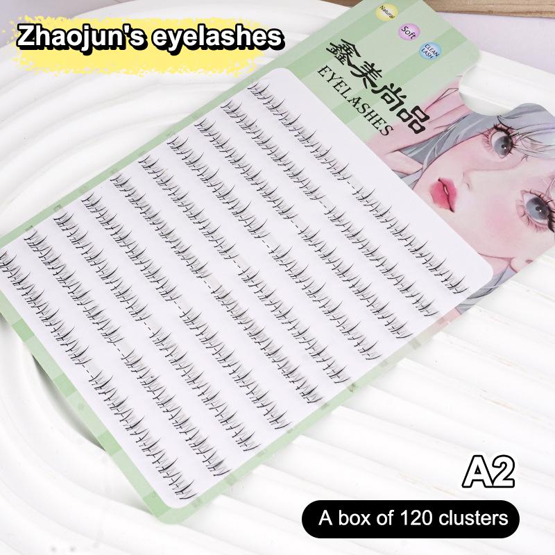 Разные стили Индивидуальные нижние ресницы Натуральные Комичные Глаза Пучковые Наращивание ресниц Накладные Пучковые Объемные ресницы A2