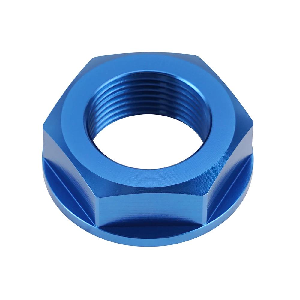Front Rear Wheel Axle Nut Screw Aluminum 2PCS For YAMAHA YZ250F YZ450F YZ 250 450 250FX 450FX 2014-2021 Motorcycle Accessories