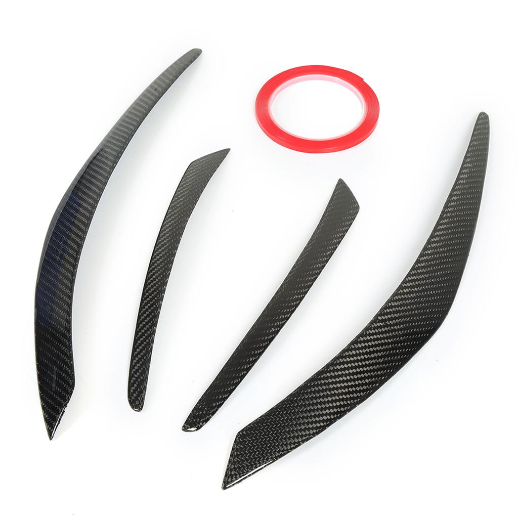 4pcs Taillight Eyebrows Carbon Fiber Rear Lamp Eyelids Replacement for Mazda CX?5 2012?2017