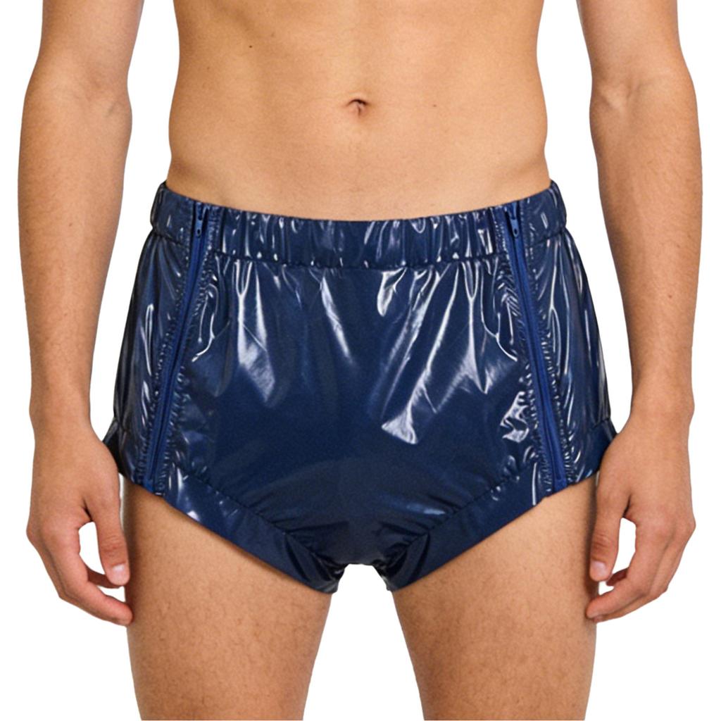 S-3XL Reusable Waterproof Diaper Cover: Both Side Zipper Tear-away Briefs for Elderly Caring Nursing & Special Needs Adults