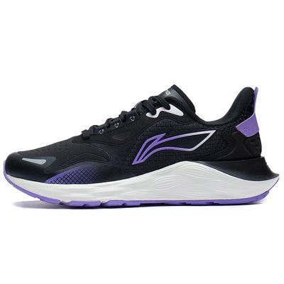 Yufeng Reflective Shock Absorption Low-Top Running Shoes Women Sneaker Black ARSS014-1