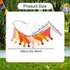 Bandera Triangular de Guirnalda Guardería Guirnalda Decorativa 8.5 pies Decoración de Pared Banderines para