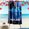 1 Stück Erling Haaland Strandtuch, Multifunktionales Strandtuch für Outdoor-Aktivitäten, Strand, Schwimmen und Reisen