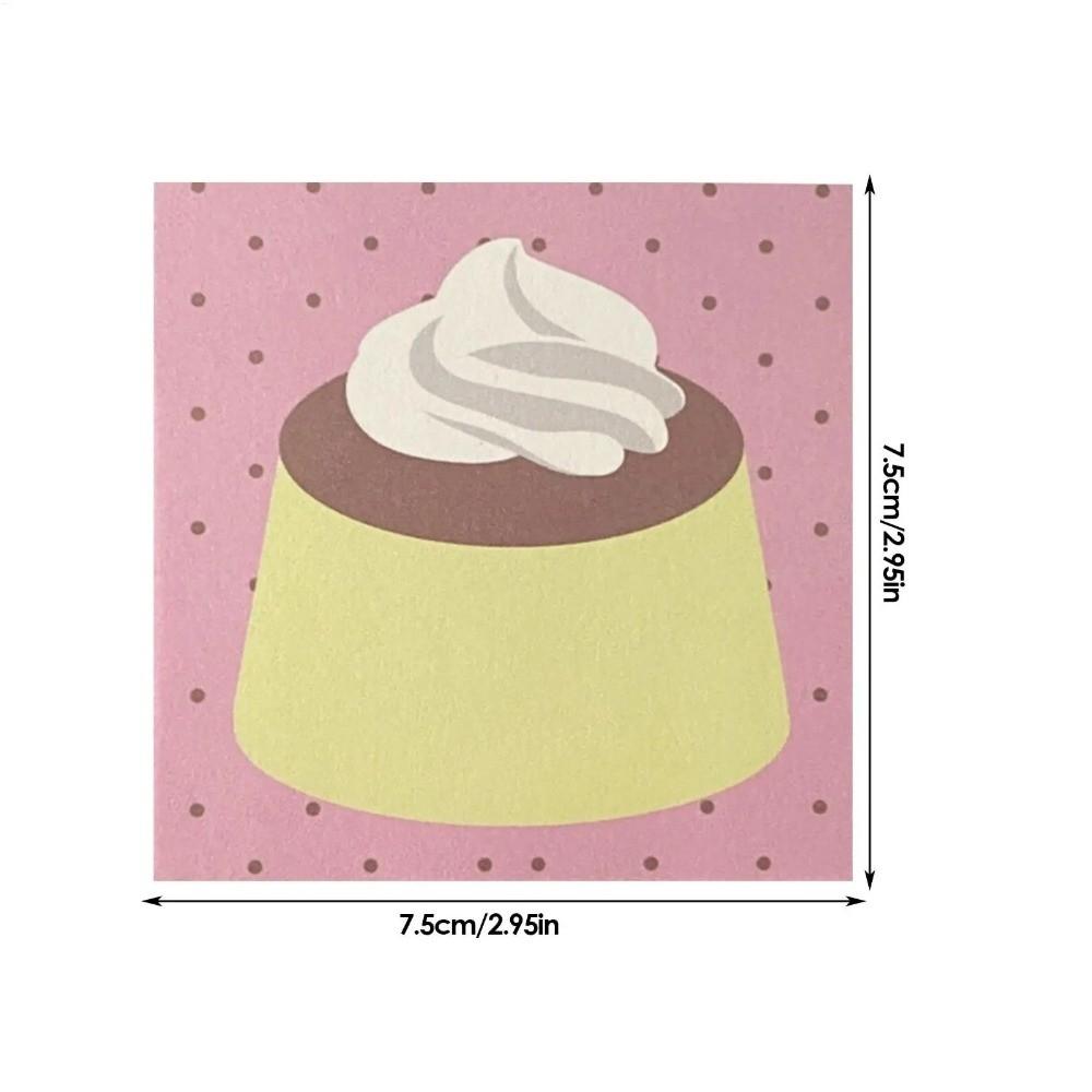 Fish Cake Memo Pad 50 Sheets Leave Message Paper Cute Pocket Notebook  Students