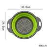 Collapsible Colander Strainer Basket Foldable Fruit Washing Basin Kitchen