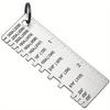 1Pc Metal Sheet Thickness Gauge Welding Gage Soldering Inspection Tools Stainless Steel Portable Welder Ruler Wire Gauge