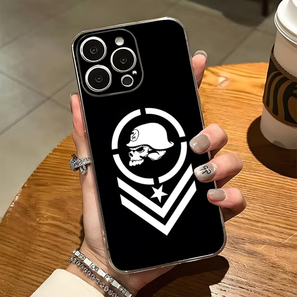 Motocross Metal Mulisha Phone Case For Iphone 15 Pro Max 14 16 Plus 12 11 13 Mini 7 8 X XR XS SE Transparent Back Cover