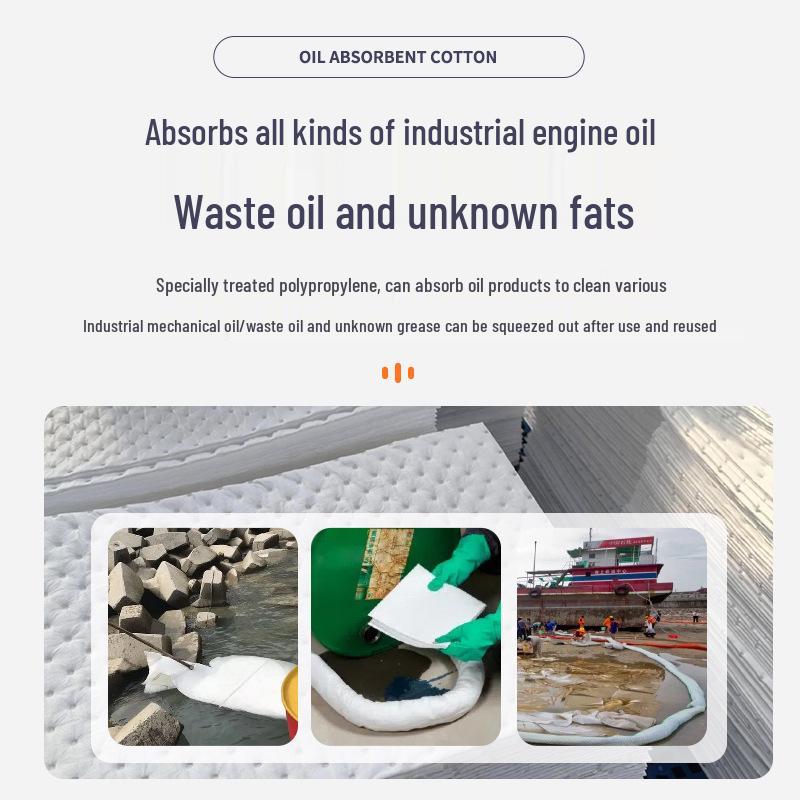 Ultrasonic Composite Oil Absorbent Pad for Ships, Depots, and Chemical Leaks
