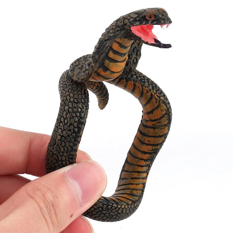 Kids' Python-Shaped Hand-Painted Toy Bracelet: Cool Snake Design Wearable Decoration