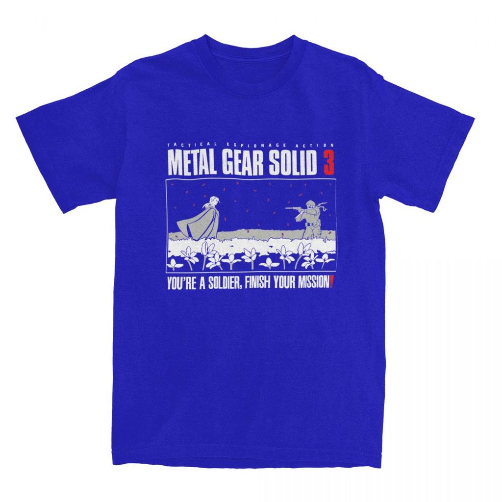 Unisex TShirt Video Games Metal Gear Solid Inspired T Shirts Hippie Summer Tees Y2K Casual Custom Logo 100 Cotton Clothing Gift