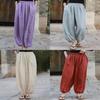 Cotton Linen Loose Fit Pants For Women Summer Boho Style Casual Trousers