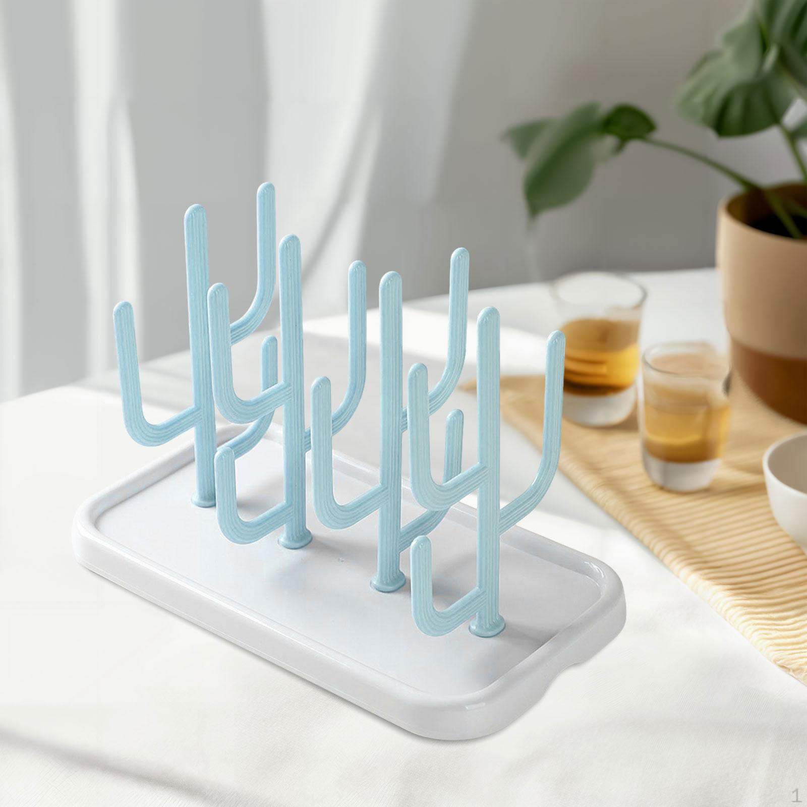 

Сушилка для детских бутылочек Сушилка Столешница Легкий органайзер для хранения для чашек Щетка зелёный