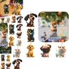 Cute Cartoon Haba Dog Car Hanging Decoration Christmas Tree Ornament Birthday Gift