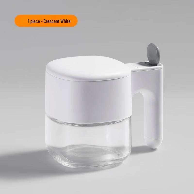 Automatic Glass Condiment Jar