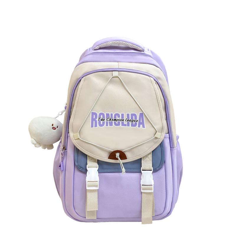 College Style High-Capacity Women's Casual Laptop Backpack