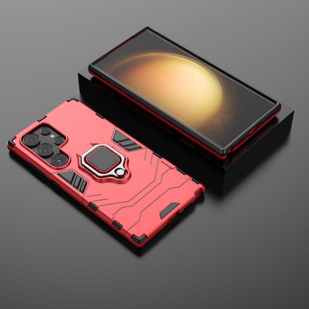 Black Panther SAM S24Ultra Drop-Proof Case, Samsung S24FE Bracket, Full Coverage Protective Case