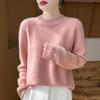 Women Sweater 100% Wool TIDENOVEL O-neck Knit Pullover Thick Winter Jumpers Female Knit Tops