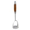 Stainless Steel Potato Masher & Ricer - Animal Jacquard Handle | Baby Food Tool