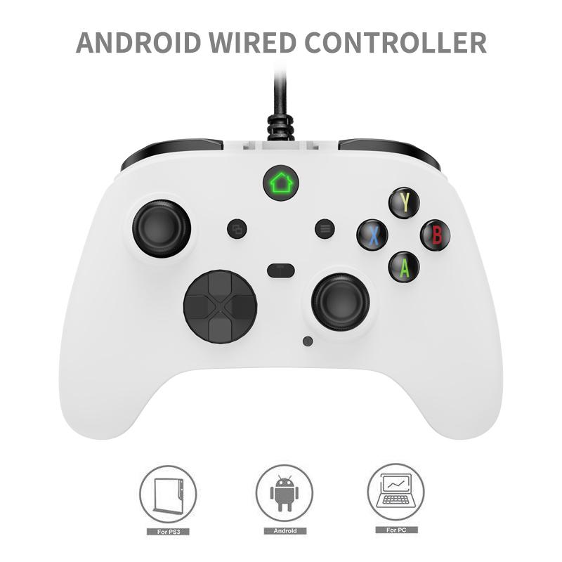 For Andriod Wired Controller Support Multi-Platform Gamepad for PS3 /PC /Android Smartphone/Steam Gamepad Joystick