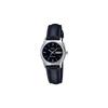 STANDARD Series, Fashion, Business, Retro, Literary and Versatile, Classic Pointer, Date Display, Black Plate, Waterproof, Quartz, LTP-V006L-1B2