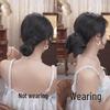Luxury Women's Sparkling Bow Ribbon Ponytail Hair Clip
