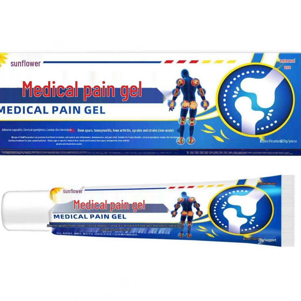 Sunflower Medical Pain Relief Gel for Joint, Muscle, and Tendonitis Relief - Anti-inflammatory Formula