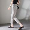 Comfortable and stretchy slim fit women's 2025 summer loose and versatile slimming casual pants with a sense of drape