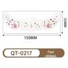 Waterproof European Freckle Tattoo Sticker—Metallic Flash Face Stickers for Christmas Makeup