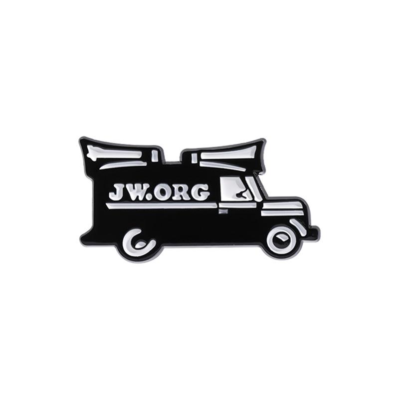 

JW,ORG Enamel Pin Retro Earth Religious Jehovah s Witness Brooches Lapel Backpack Badge Jewelry Gifts for Christian Friends