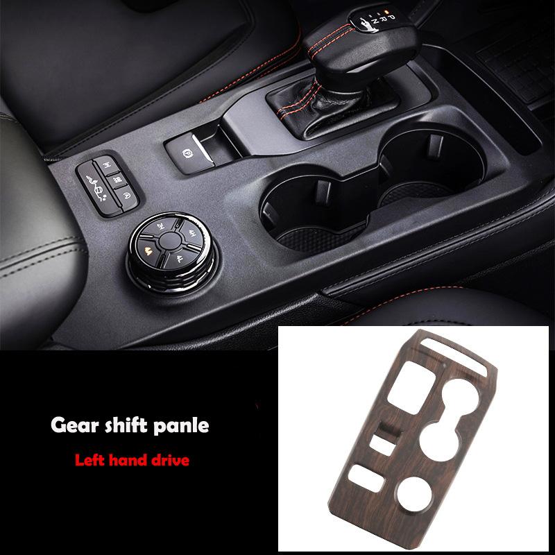 LHD RHD For Ford Ranger Wildtrak T9   2024 ABS Wood door handle bowl Central Screen trument Reading Light panle cover