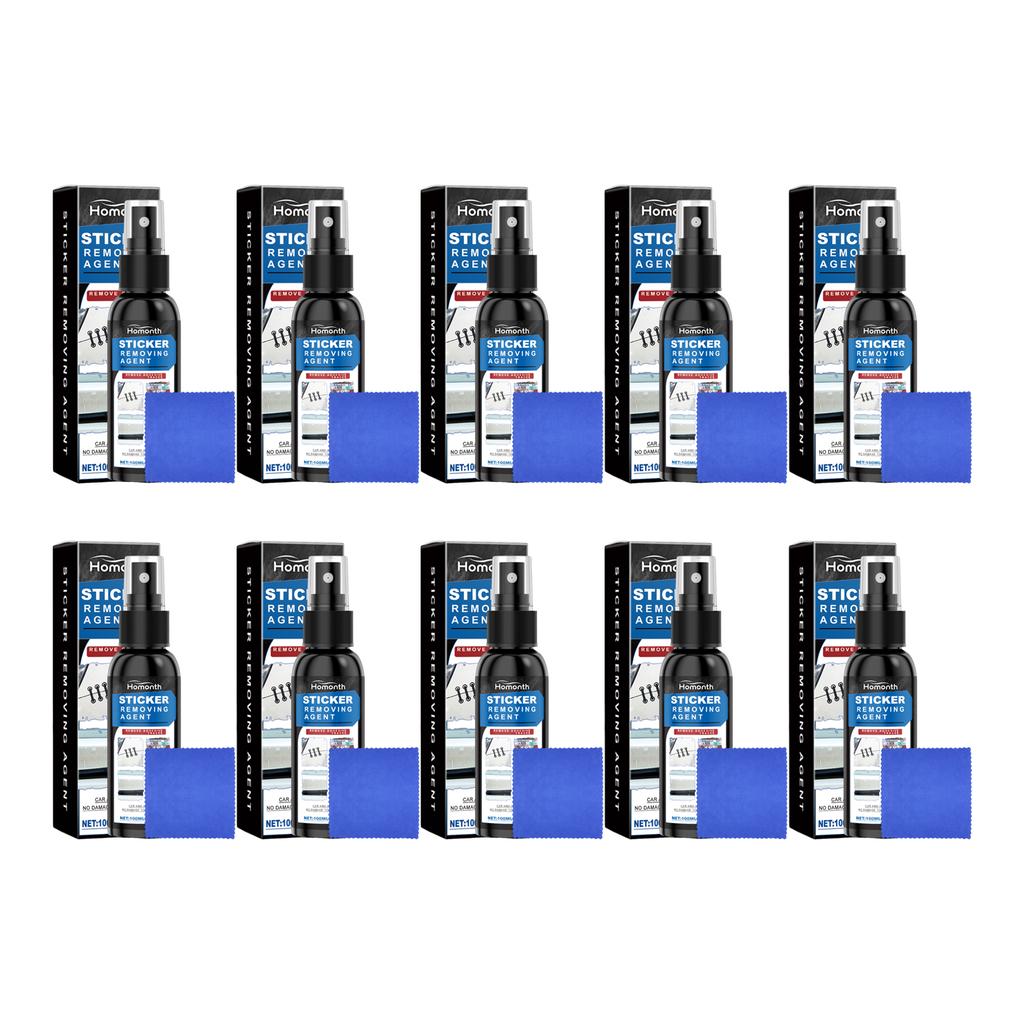 Car Sticker Remover Spray Powerful Car Glass Mirror Label Stickers Decals Glue Sticky Residue Removal Trackless Agent Car Care