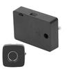 Fingerprint Drawer Lock 0.5 Seconds Fast Unlocking Embedded Smart Biometric Cabinet Lock for Home Office Black