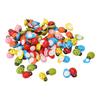 100pcs Wooden Ladybug Stickers Colorful Cute Self Adhesive Ladybug Stickers for DIY Crafts Scrapbook Party Decorations